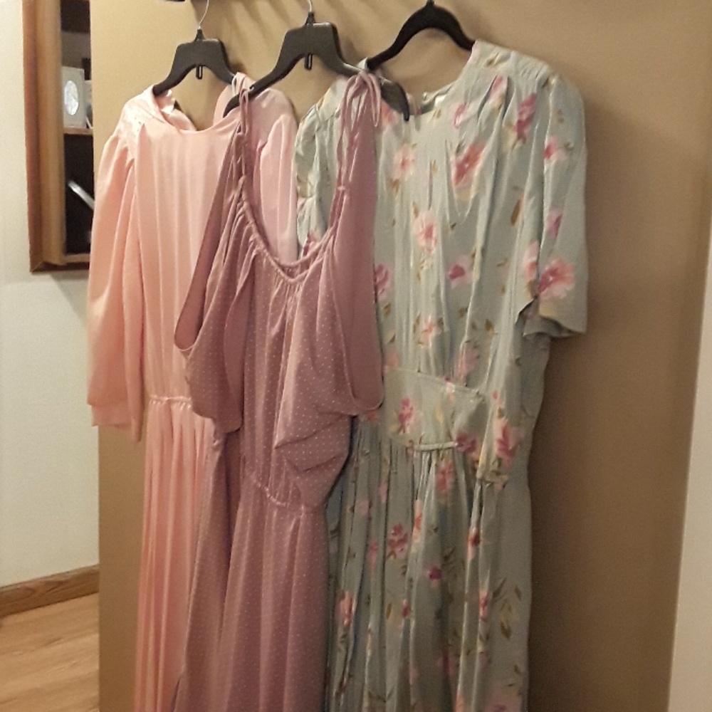 Plus Size Vintage Dress Lot